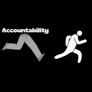 running away from accountability